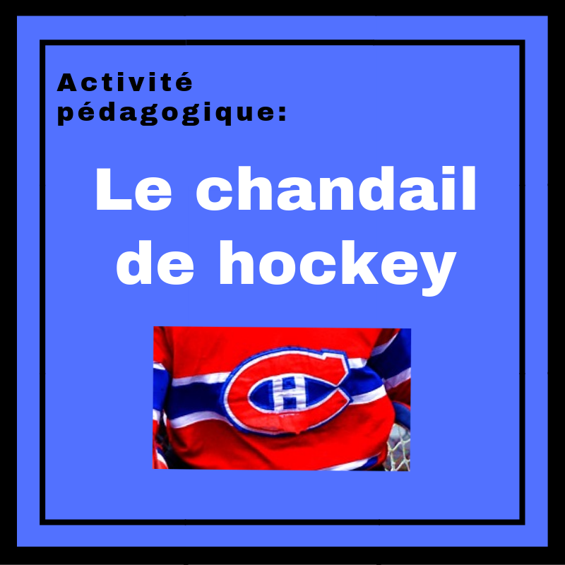 Faites découvrir la nouvelle Le chandail de hockey aux apprenants de français !