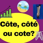 Côte, côté ou cote? – Regard sur le français